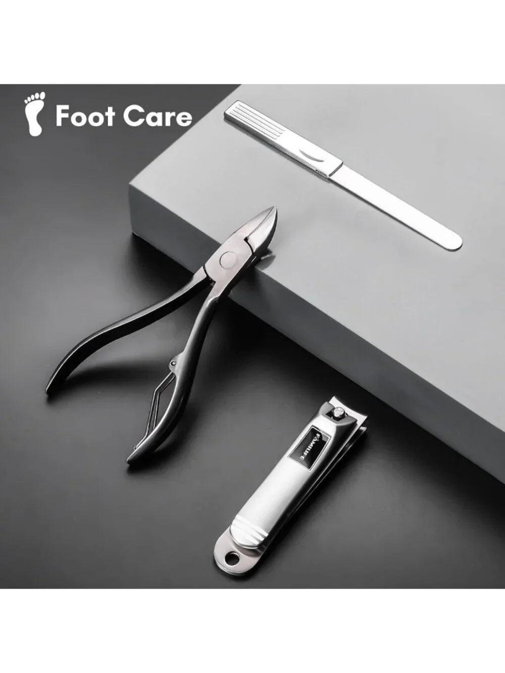 11-in-1 Professional Manicure & Pedicure Set, Stainless Steel Nail Clippers Kit